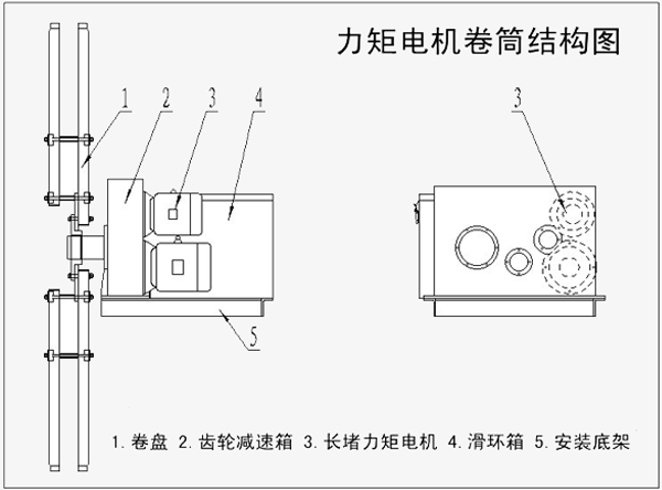 力矩式电缆卷筒